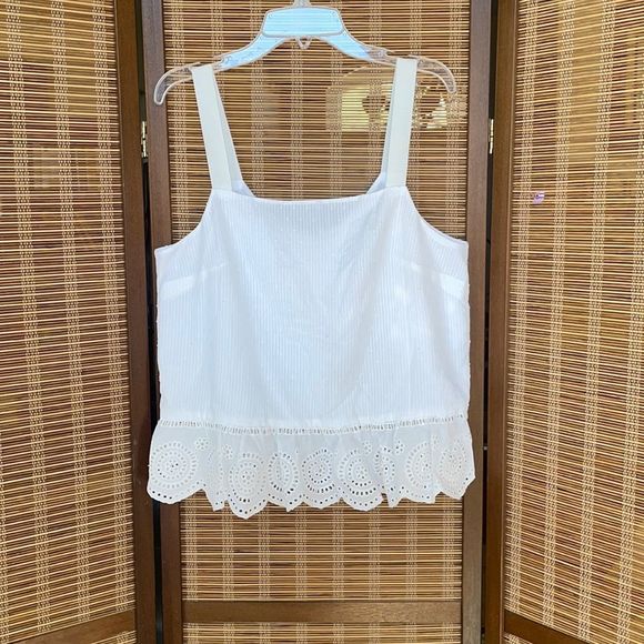 J. Crew Tops - White J. CREW Tank Top Blouse